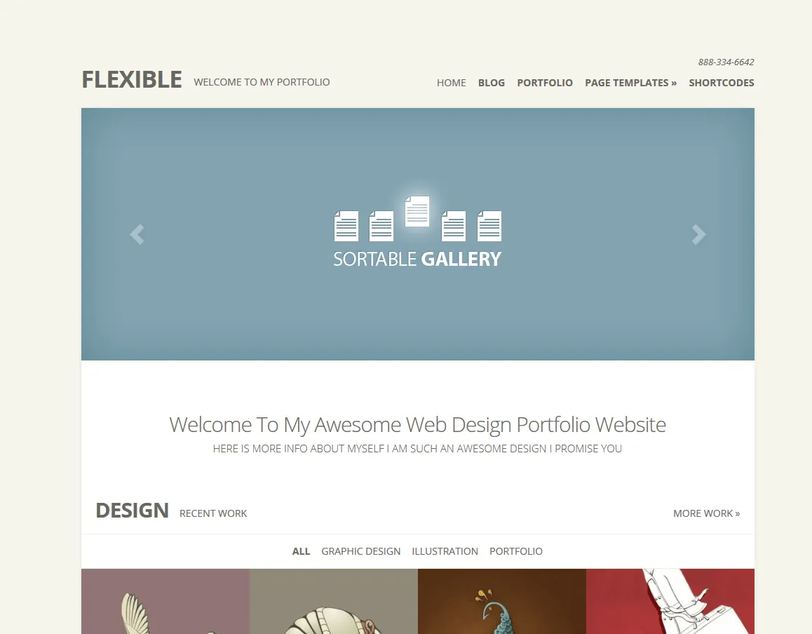 çok amaçlı portföy wordpress teması