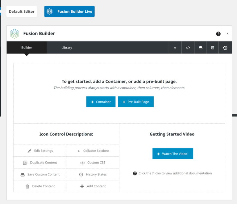 在 Fusion Builder 中添加新帖子