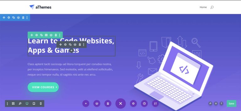 Divi Builder 界面