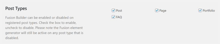Fusion Builder 帖子类型