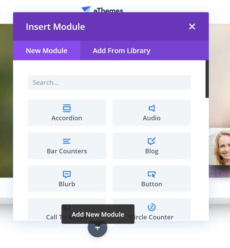 插入 Divi 内容模块