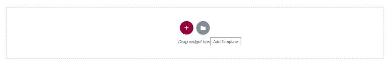 Agregar nueva sección o Agregar plantilla