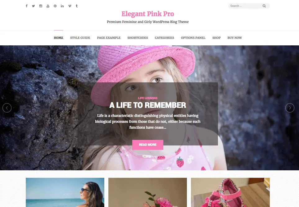 Elegante rosa profesional