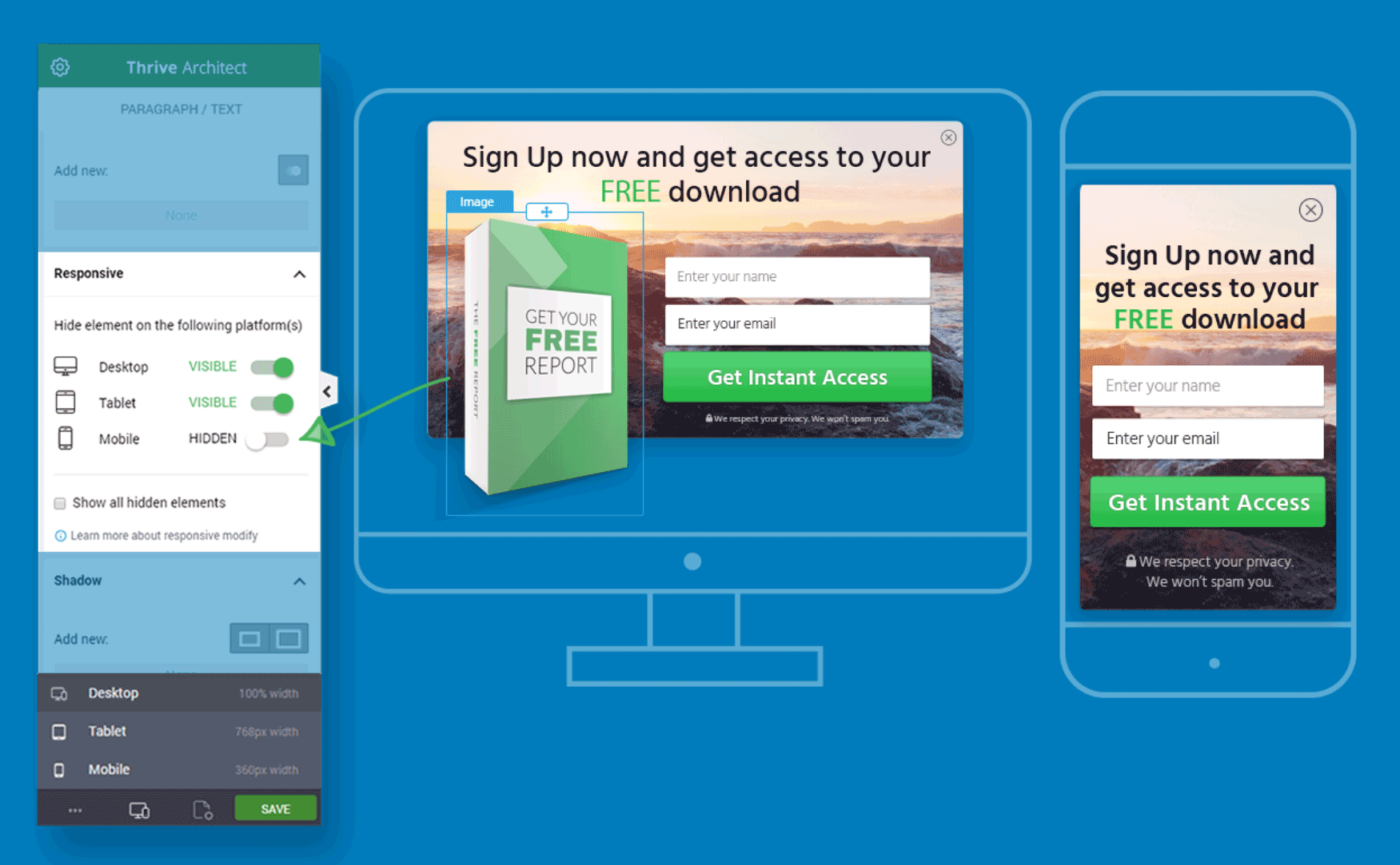 モバイルデザインオプション