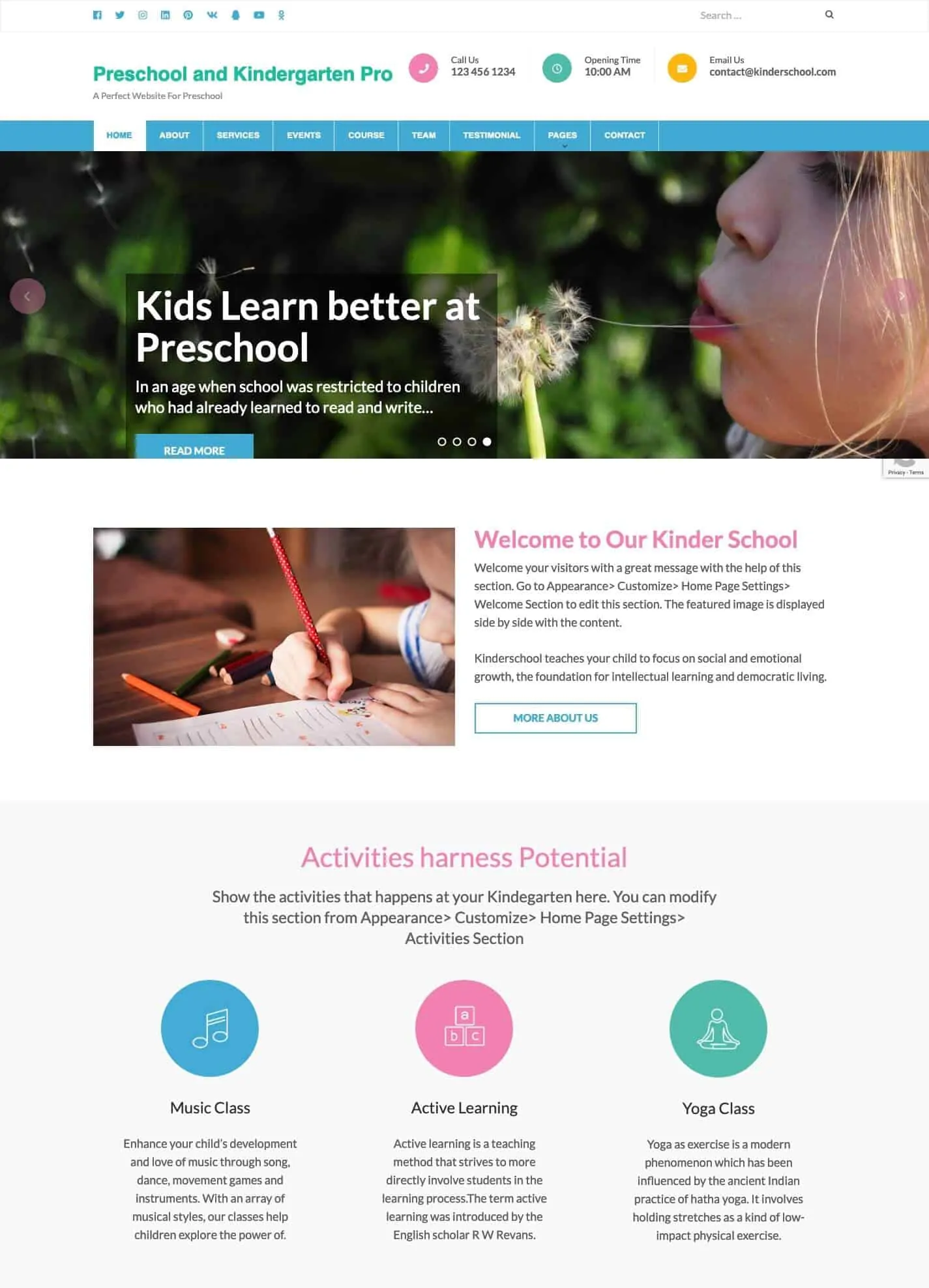 Vorschule und Kindergarten Pro