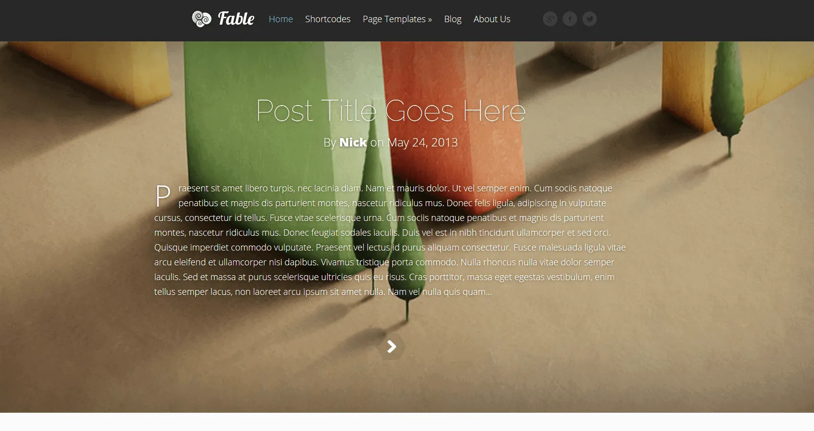 blog tema WordPress