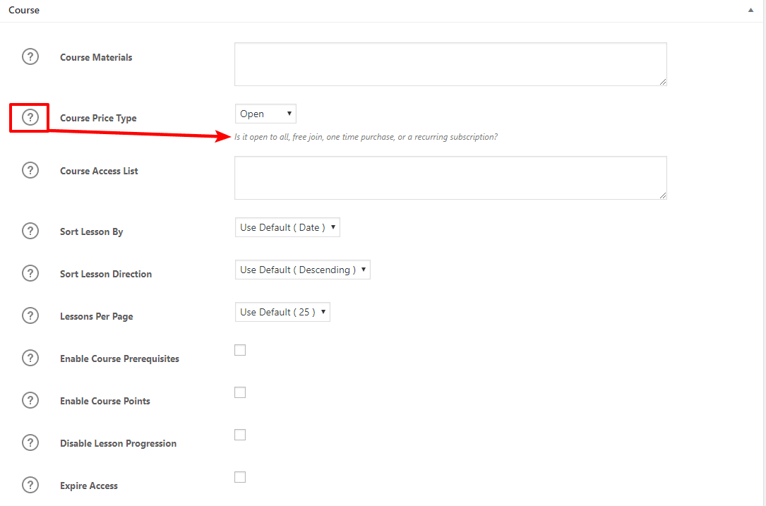 cours de configuration