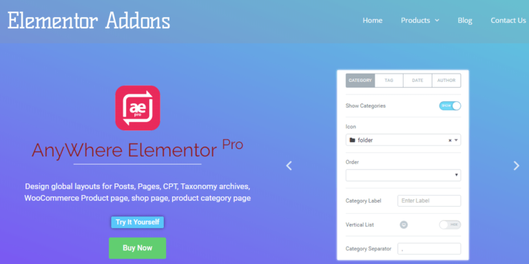 gdziekolwiek elementor
