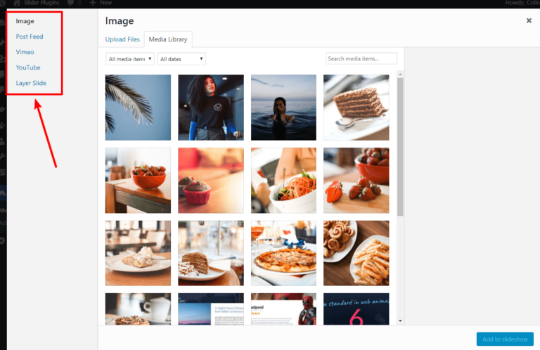 metaslider 創建幻燈片