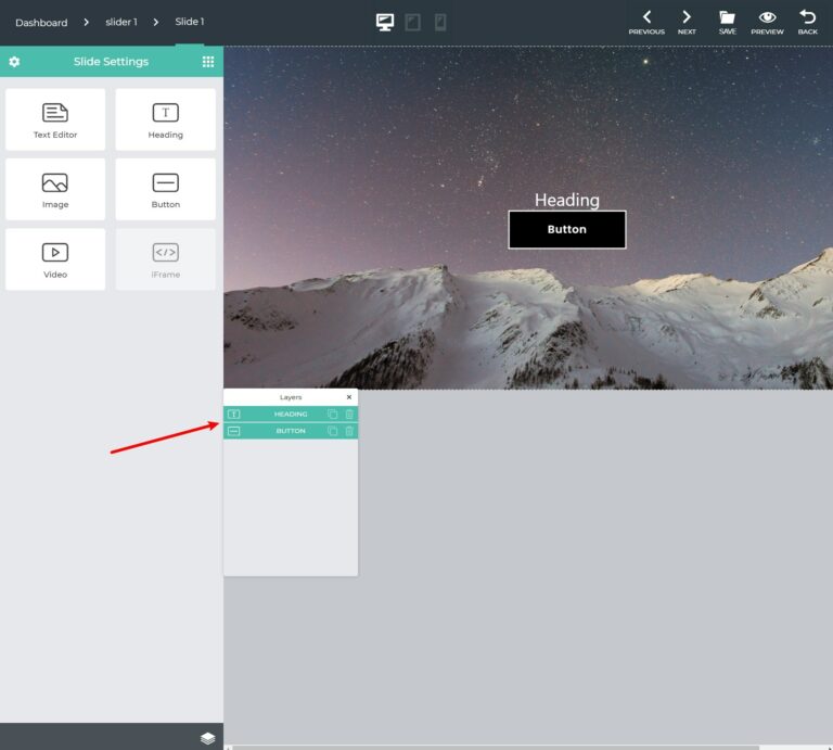 添加幻燈片內容