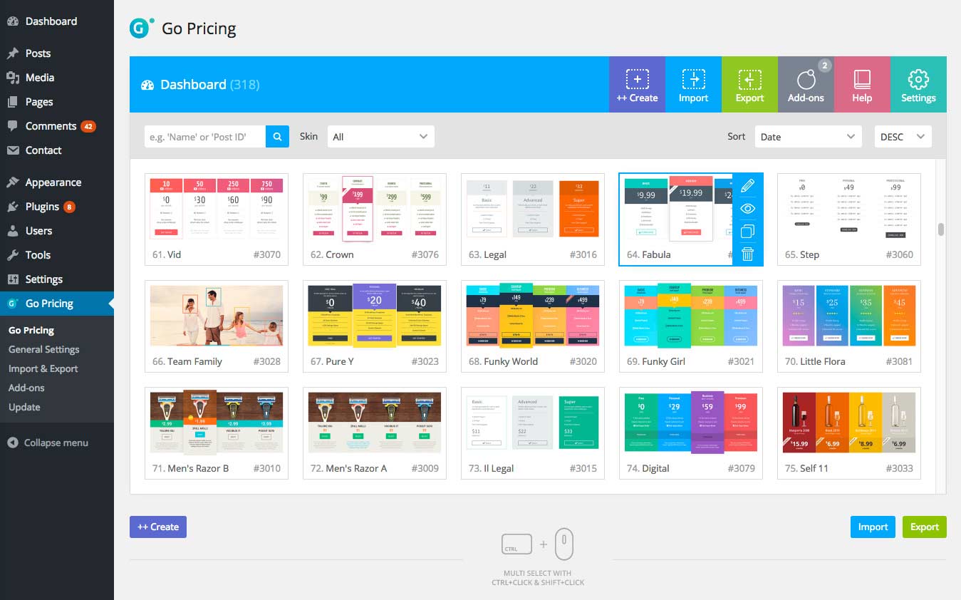 Vai al plug-in per i prezzi 03
