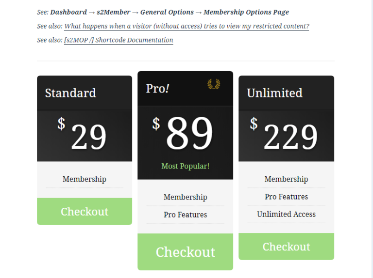 Preise für S2-Mitglieder