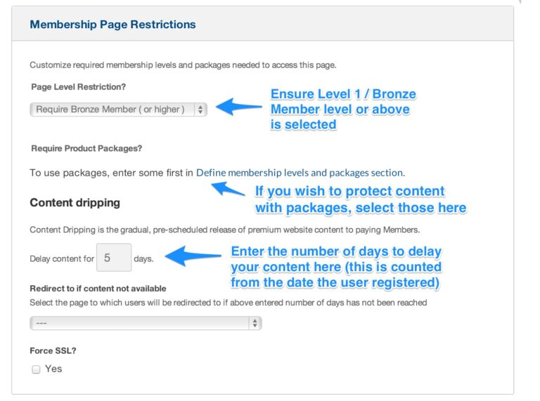 OptimizePress beschränken