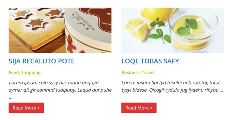 İçerik Görünümleri eklenti örneği