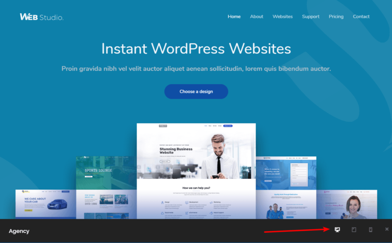 WP 投資組合燈箱