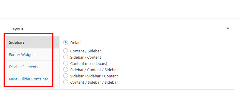 Generatepress controlli della pagina