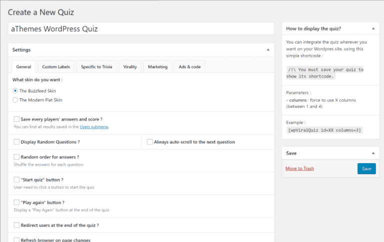 ウイルスクイズインターフェース