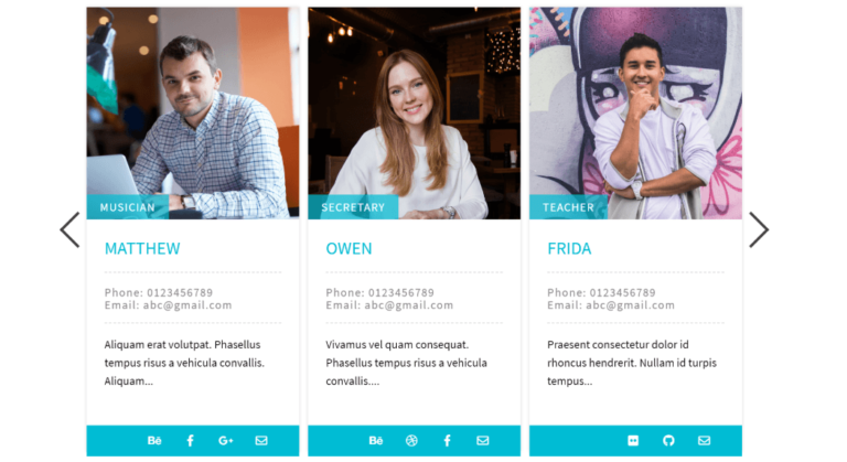 Пример TeamPress