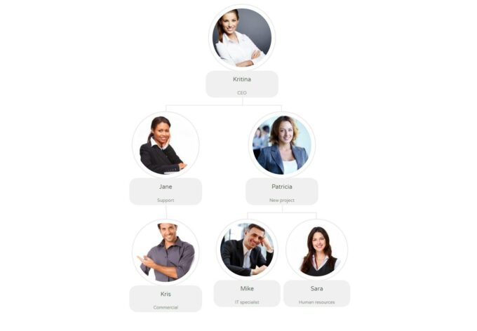 Пример организационной схемы