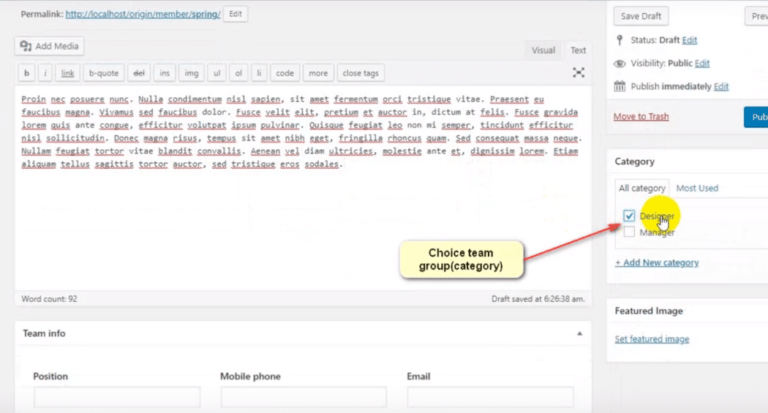 Серверная часть TeamPress