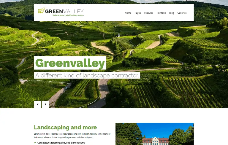 Зеленая долина