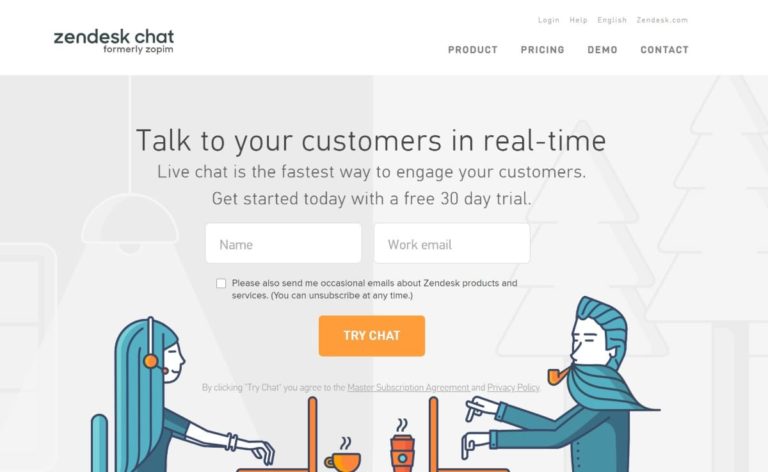 Zendesk 聊天
