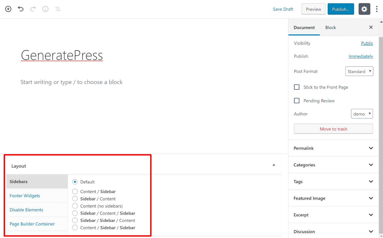 Integracja GeneratePress z Elementorem