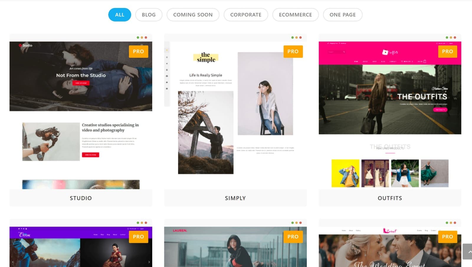 Witryny demonstracyjne OceanWP