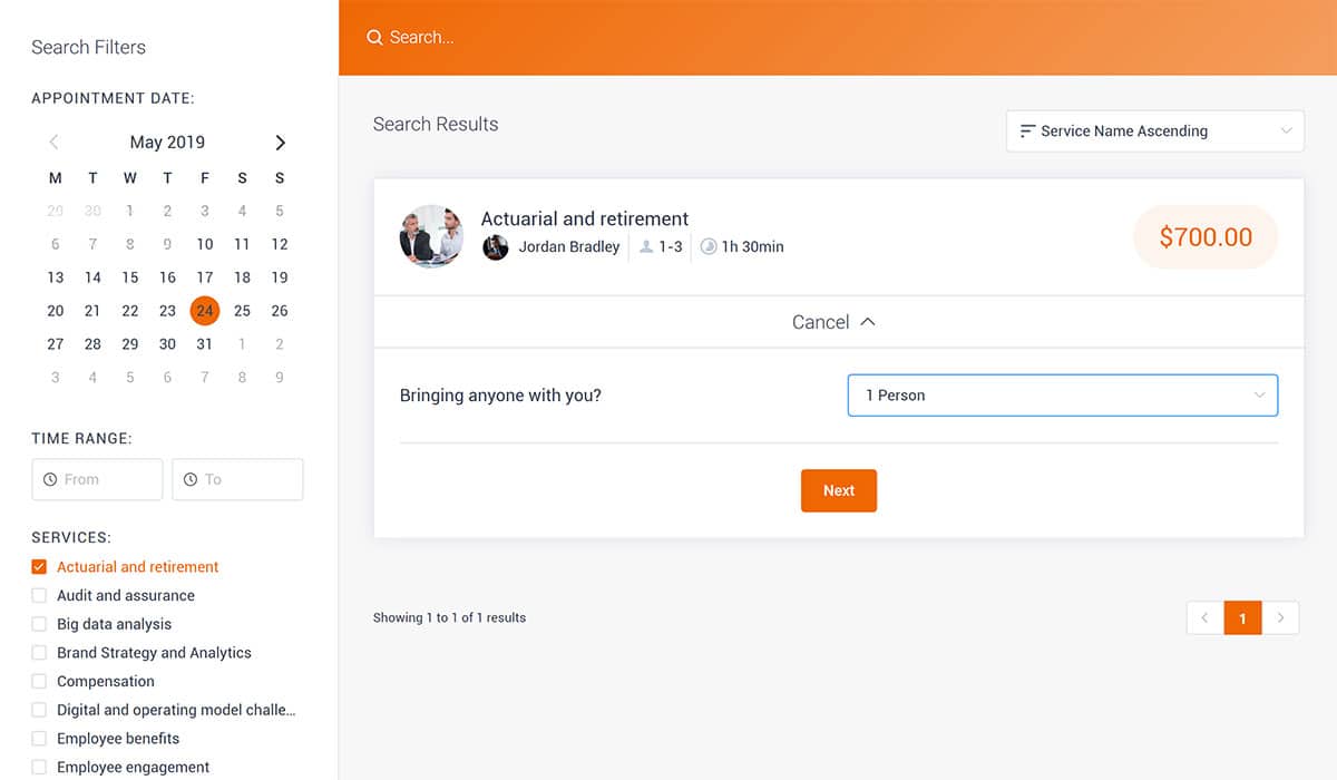 Фильтры поиска