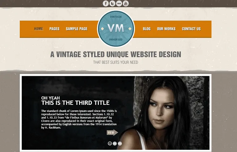 Винтаж погруженный