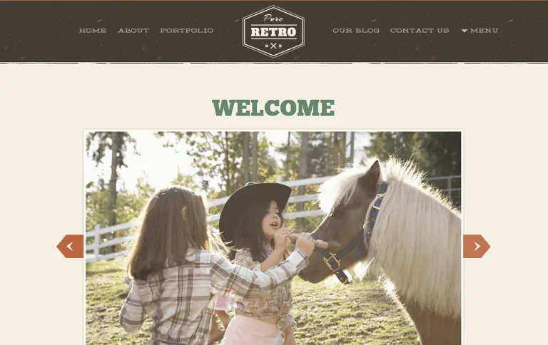 Ретро Портфолио