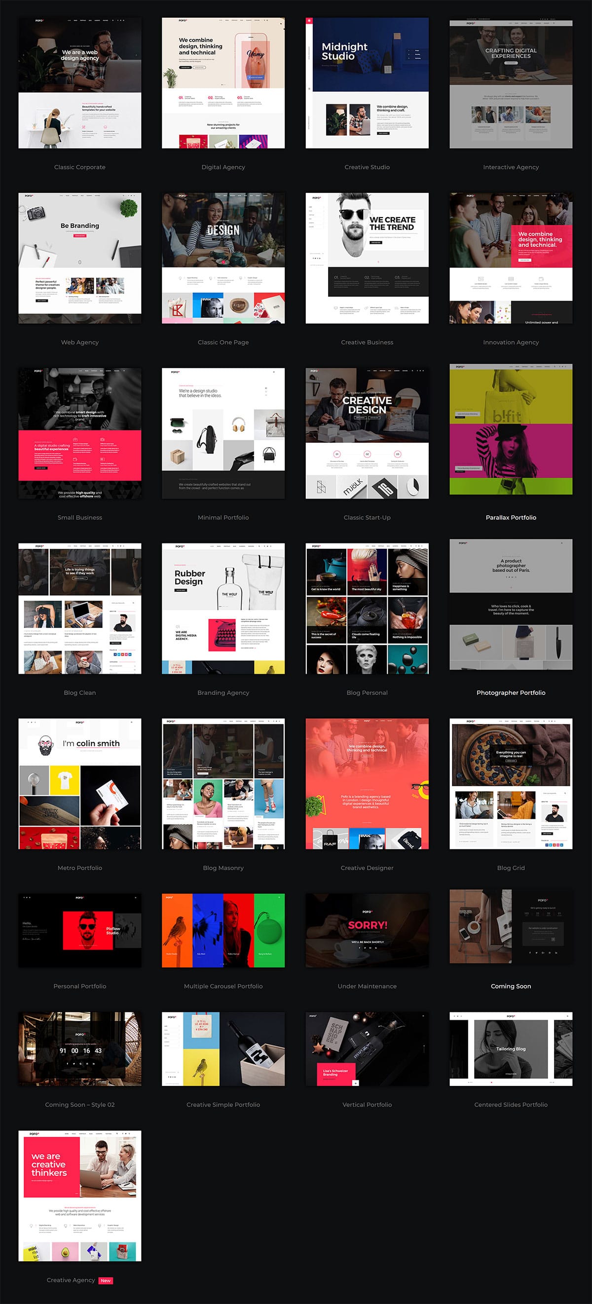 การสาธิตธีม Pofo