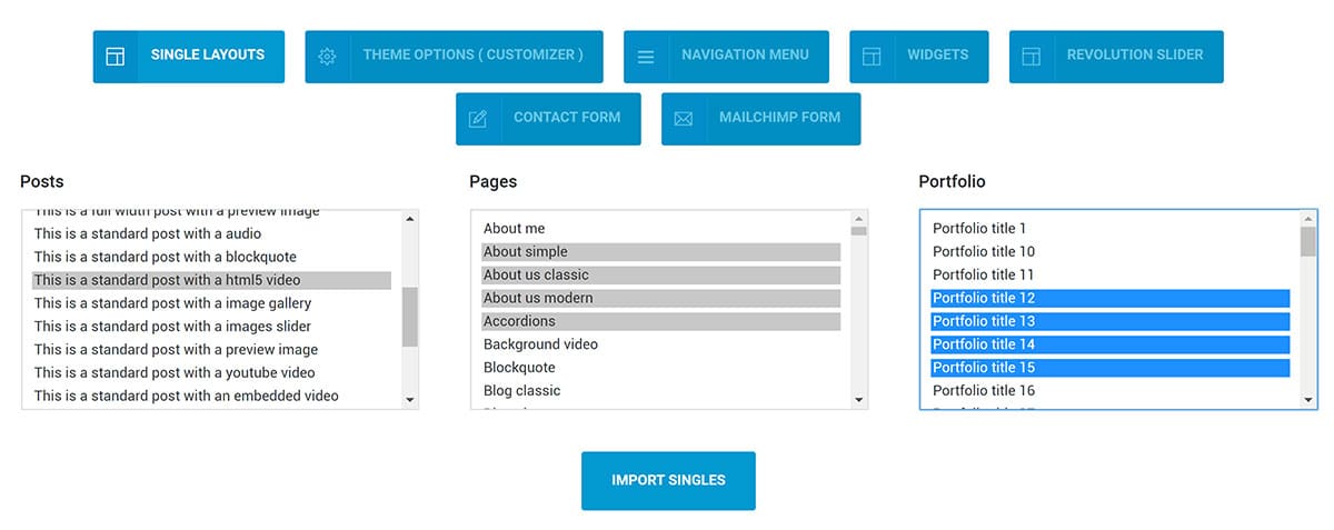 การเลือกสิ่งที่นำเข้า