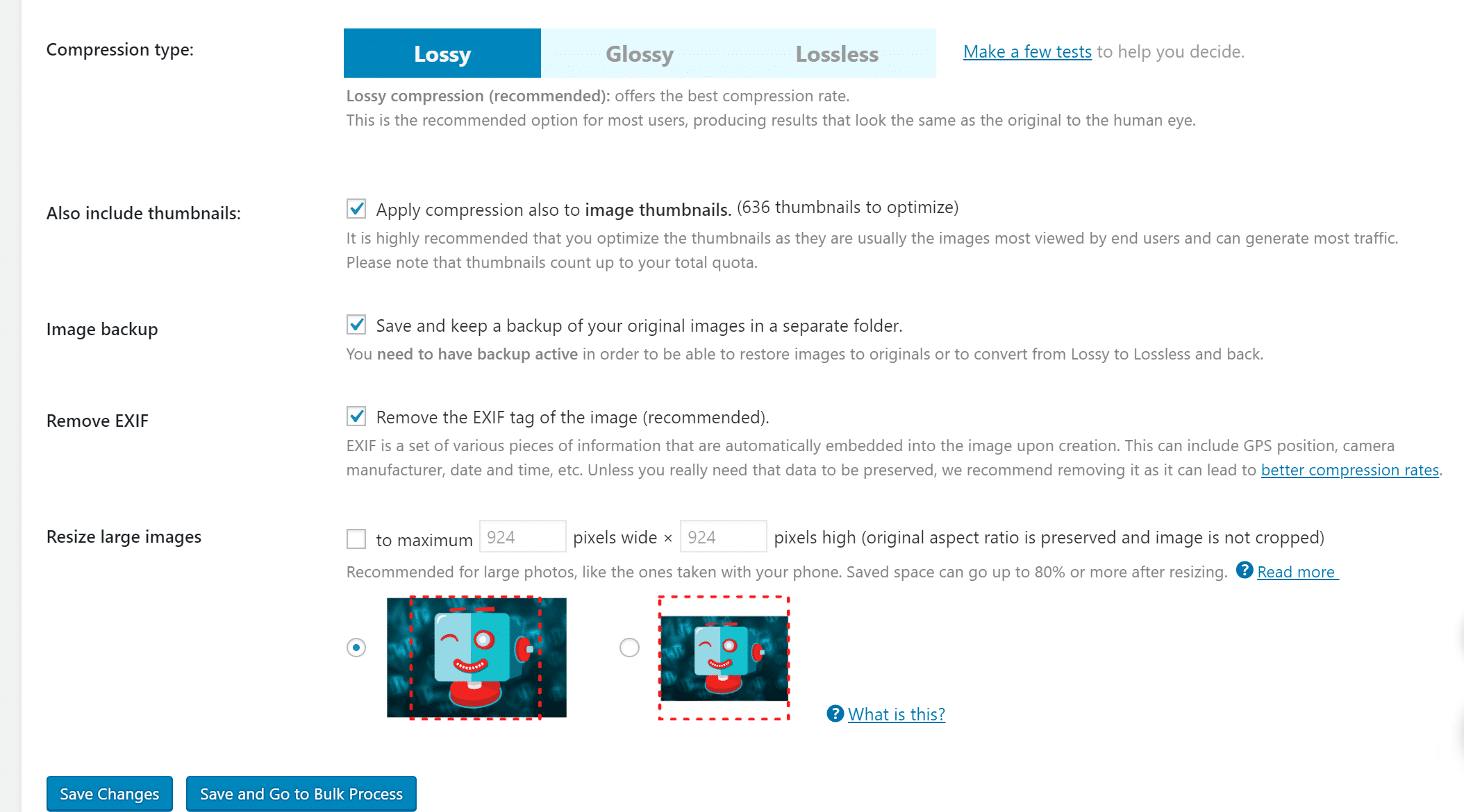 Interface ShortPixel