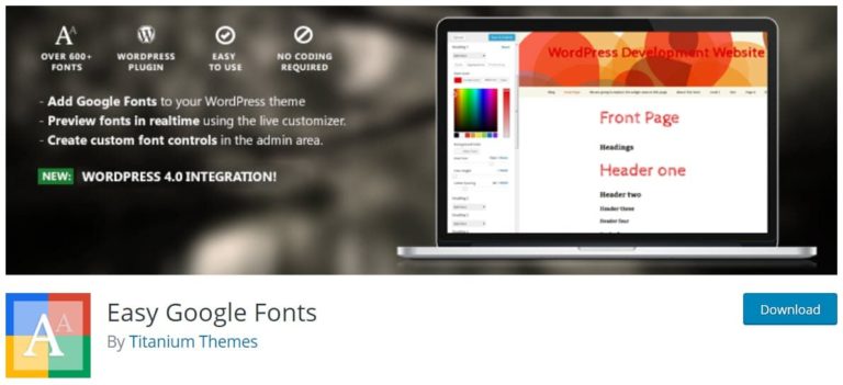 簡単なGoogleFonts