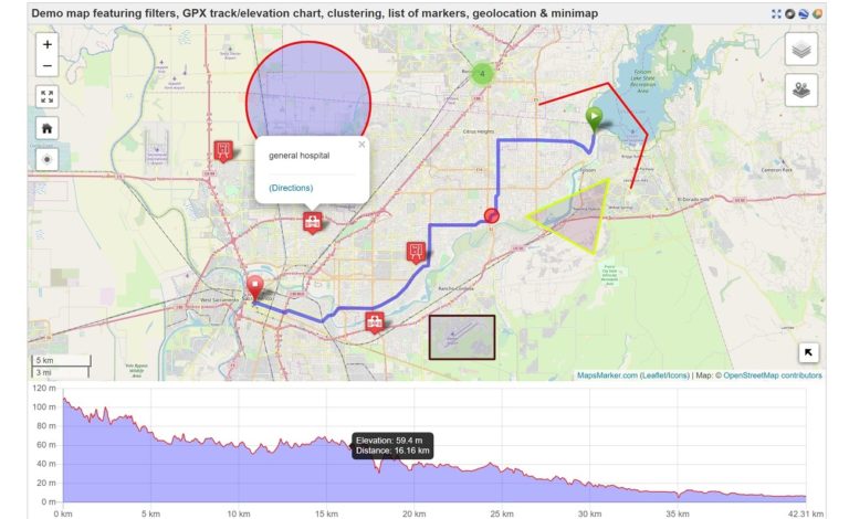 Exemple de Maps Marker Pro