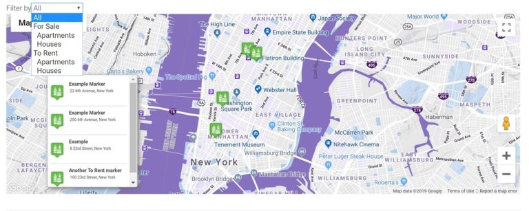 Exemple WP Google Maps