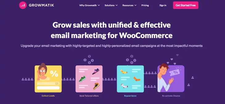 Pemasaran Email Growmatik Sepenuhnya Otomatis untuk WooCommerce