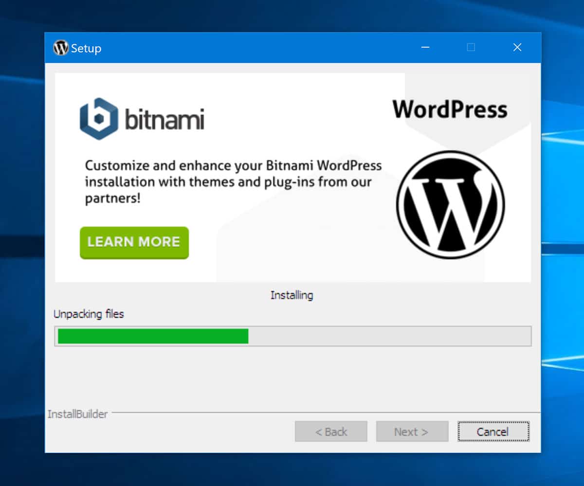 Windows PC에 WordPress 설치