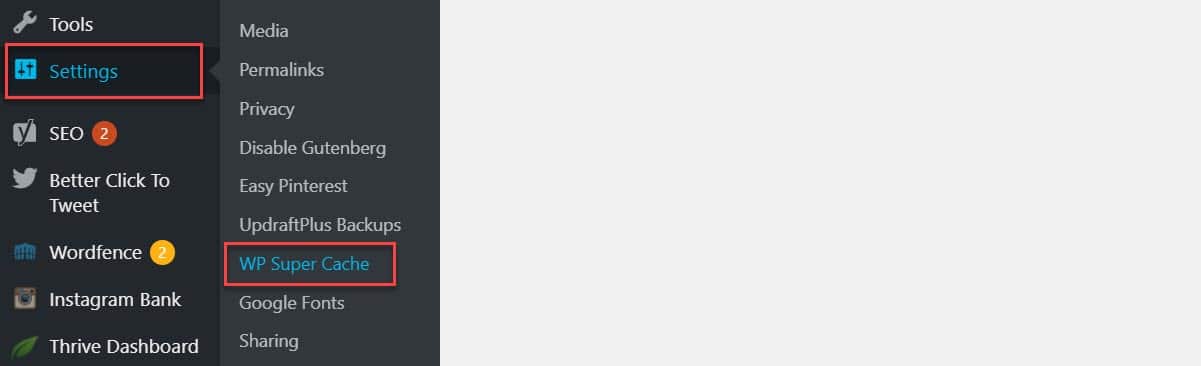 WordPressのメニュー設定