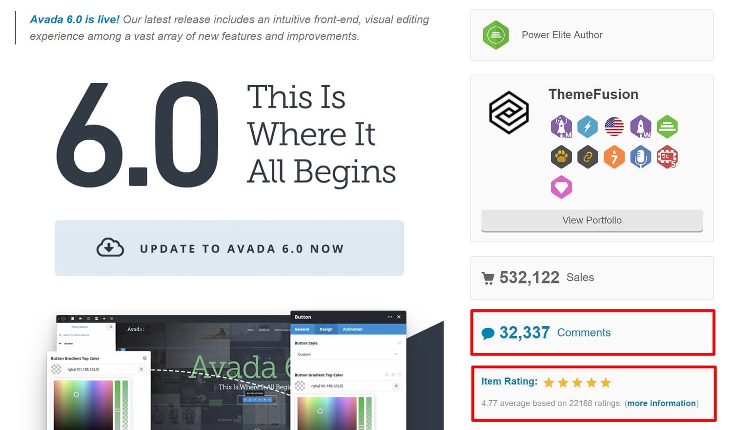 Classifications ThemeForest