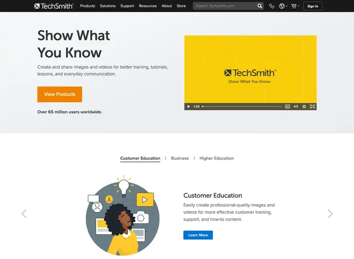 TechSmith: cree imágenes y videos de alta calidad para una mejor comunicación