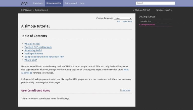 manual de php