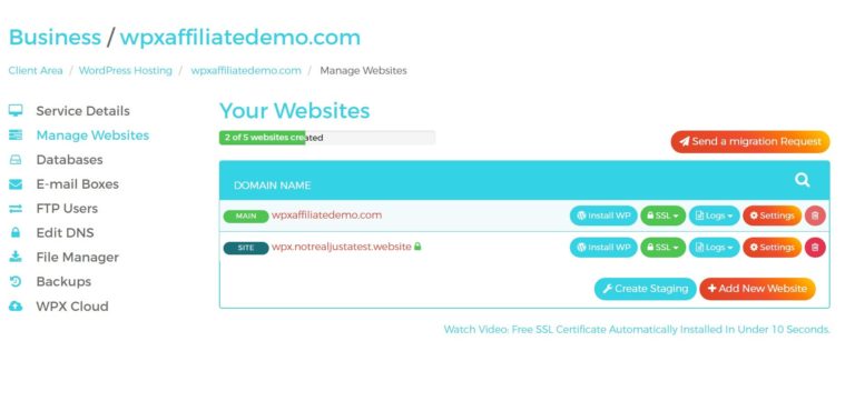 قائمة المواقع