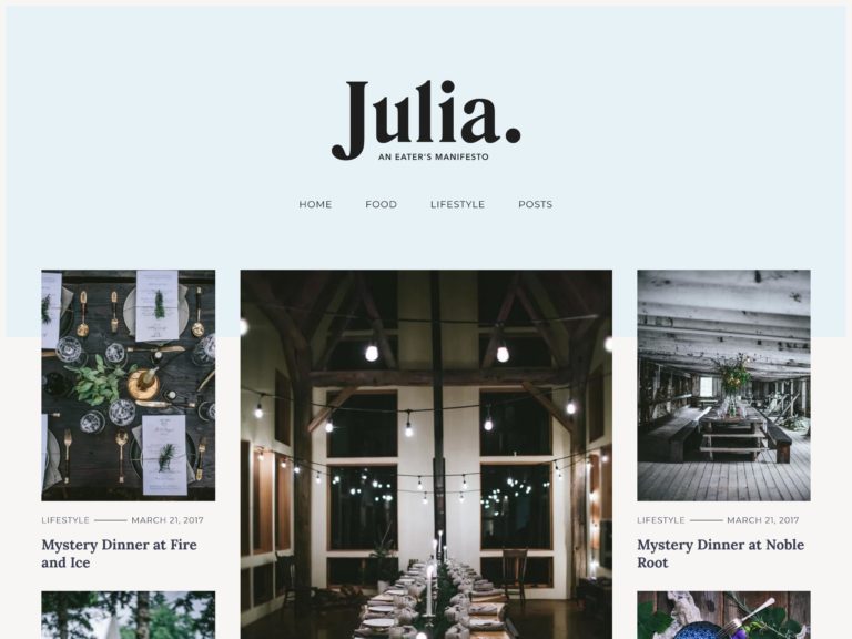 Das Julia Lite-Design.