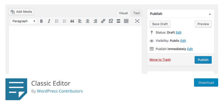 WordPress Classic Editor