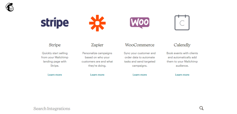 Integrazioni Mailchimp