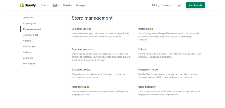 Shopify e-commerce