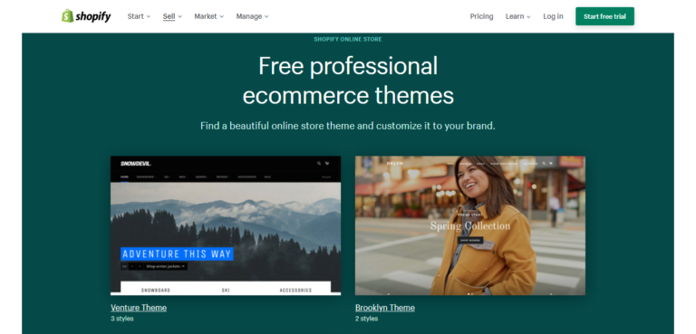 Shopify design