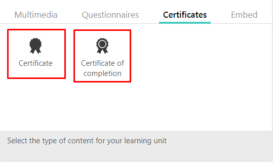 Certificati LearnWorlds